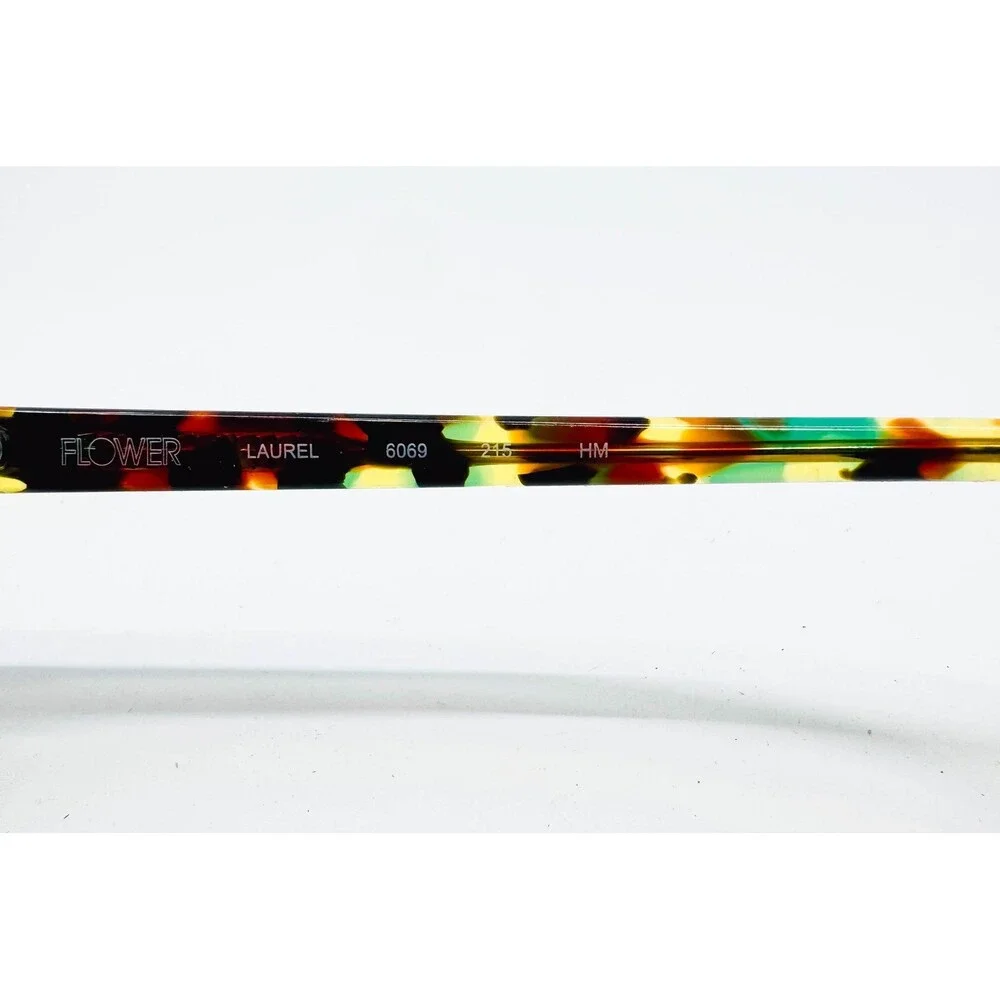 Flower Laurel 6069 Eyeglasses Womens Multicolor Tortoise Cat Eye 53-20-140